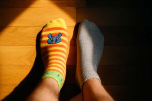 mismatched socks