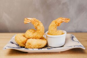 fried shrimp on a plate