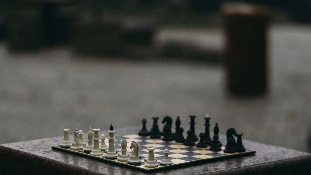 chess board representing life's games
