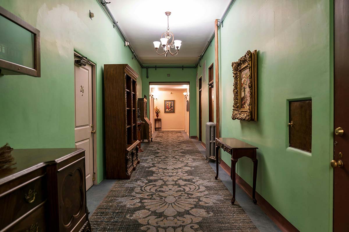 a hallway